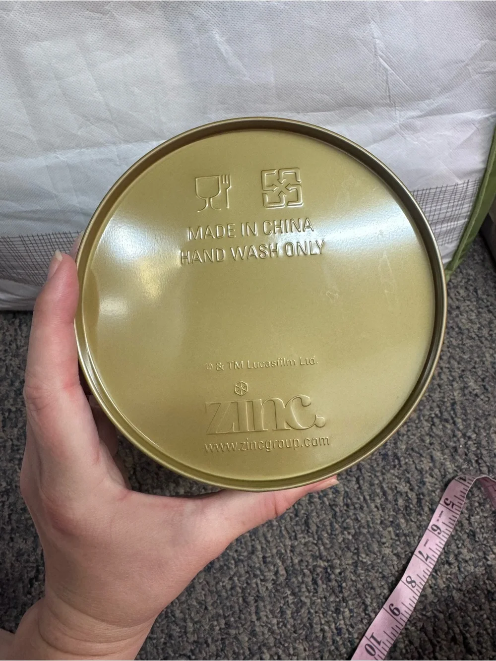 Indiana Jones Gold Embossed Popcorn Tin